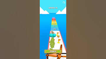 Fart Runner 👱‍♀️‍ Level 13 🍕🍔 Gameplay Android iOS Walkthrough #scibergames