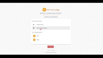 Exploring Learning Locker