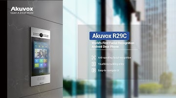 Stylish Yet Robust: Akuvox R29C Touchless Door Entry Intercom