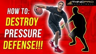 How to: Beat Tight Pressure Defense Without Turning The Ball Over!!! Basketball Drills