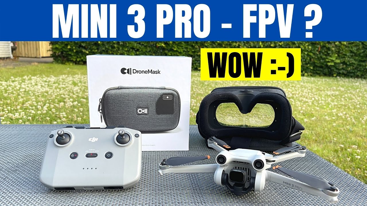 DJI Mini 3 Pro VR Headset Providing an Immersive FPV Experience with  DroneMask 😎 - YouTube