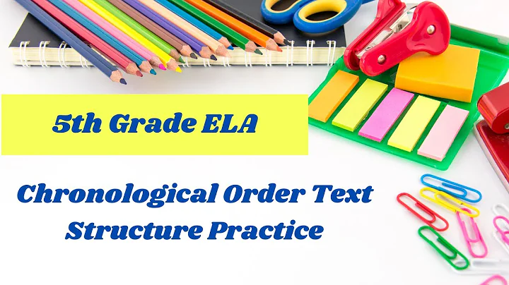 chronological order test structure model // 5th grade reading online lesson