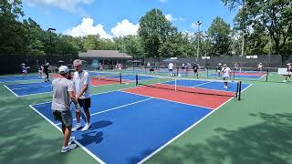 08/14/25 - Jammin for Joy Tourney ~ Men's 4.5+ / 60+ / Buyckx, Washam -vs- Alea, Hall / Rd 4