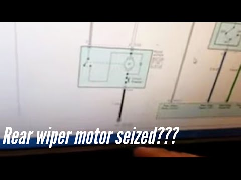 Easy rear wiper motor diagnose and repair. Always check for power and