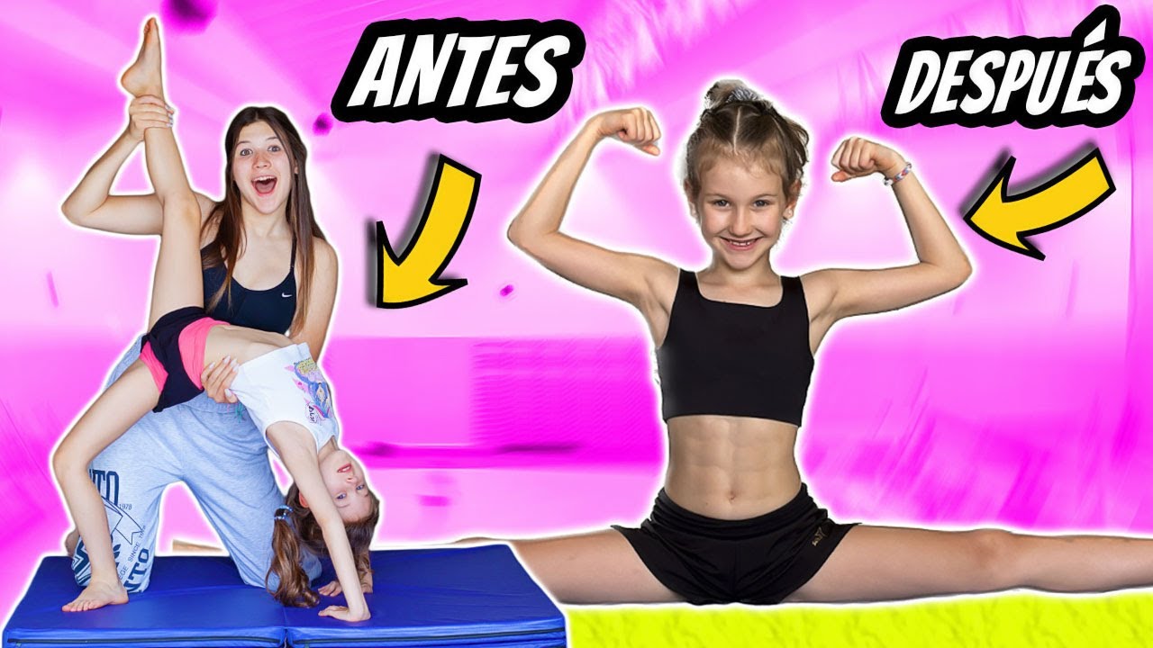 MI HERMANITA INTENTA HACER ESTO EN GIMNASIA **Con Tutorial de la Paloma Atrás** | Daniela Golubeva
