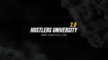 Andrew Tate Explaining how Hustlers University Works