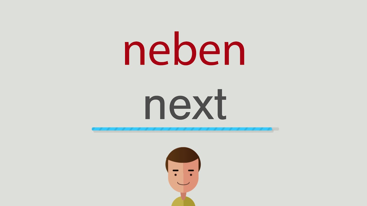 Neben Wie heißt neben auf englisch - YouTube