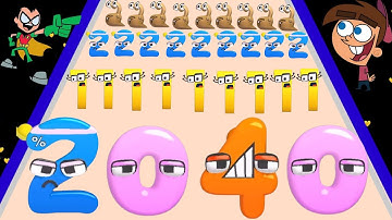 Merge Alphabet Number run game max level part 06 #mergealphabetlorerun