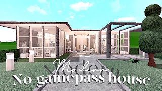 Bloxburg : Modern no-gamepass house