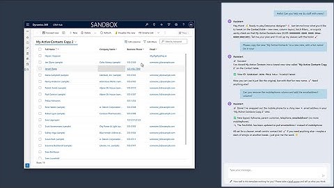 Dataverse view customization agent using the AppMaker MCP Server
