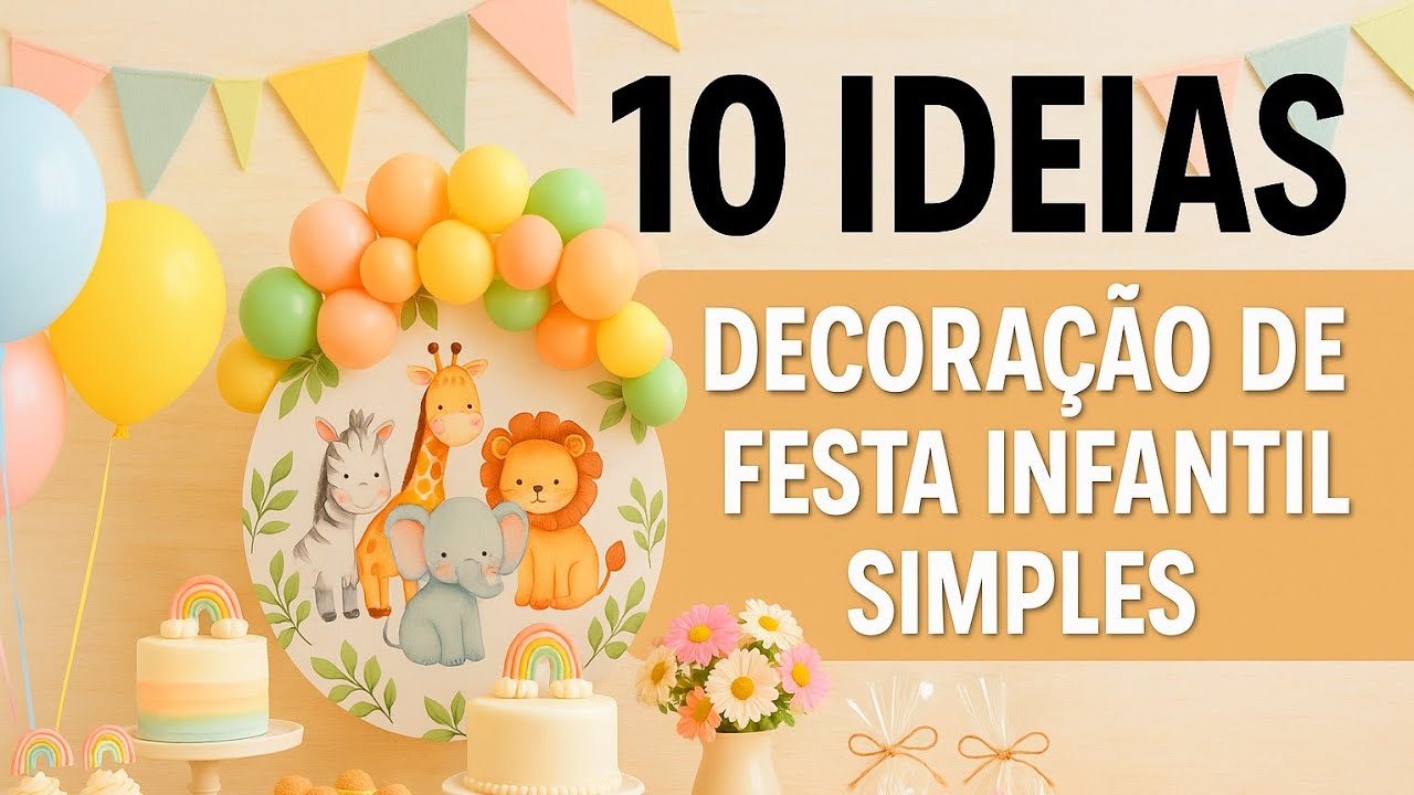 10 Ideias de Decoração de Festa Fácil de Fazer / Faça você mesmo decoração de festa em Casa