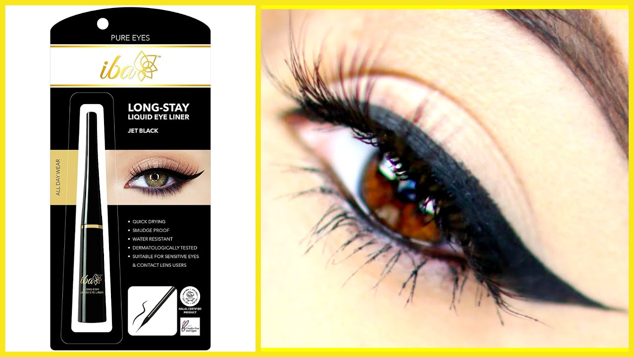 Best Jet Black Eyeliner /Iba Halal Eyeliner YouTube