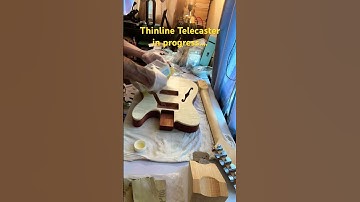 Thinline Telecaster: #diyguitar #temu #telecasterplayers