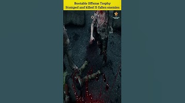 Bootable Offense Trophy | The Evil Within 2