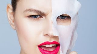 قناع ورقي للبشرة الحساسة بأقل من تكلفة DIY Sheet Mask for Sensitive Skin