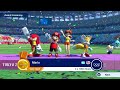 Mario Sonic At The Tokyo 2020 Olympic Games 4x100m Relay 74 Team Mario Red Orange 
