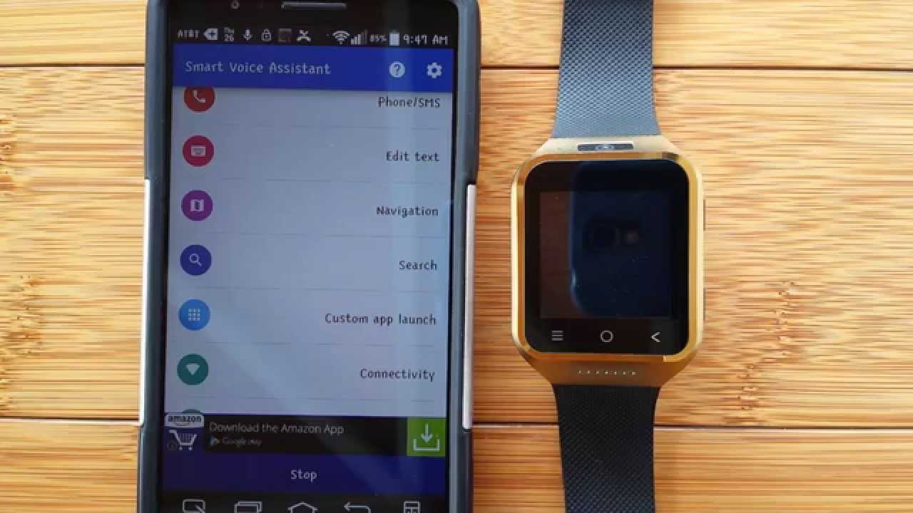 smartwatch with voice assistant