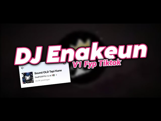 DJ ENAKEUN V1 MENGKANE FYP TIKTOK TERBARU 2024 class=