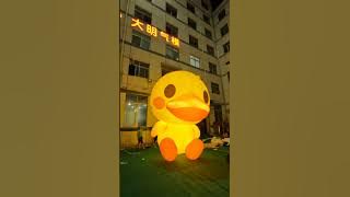 Light Inflatable Balloon Airglow Duck Mascot for Advertising #Stagedesign Decoration