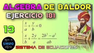 Baldor's Algebra from Scratch Exercise 181 13 screenshot 5