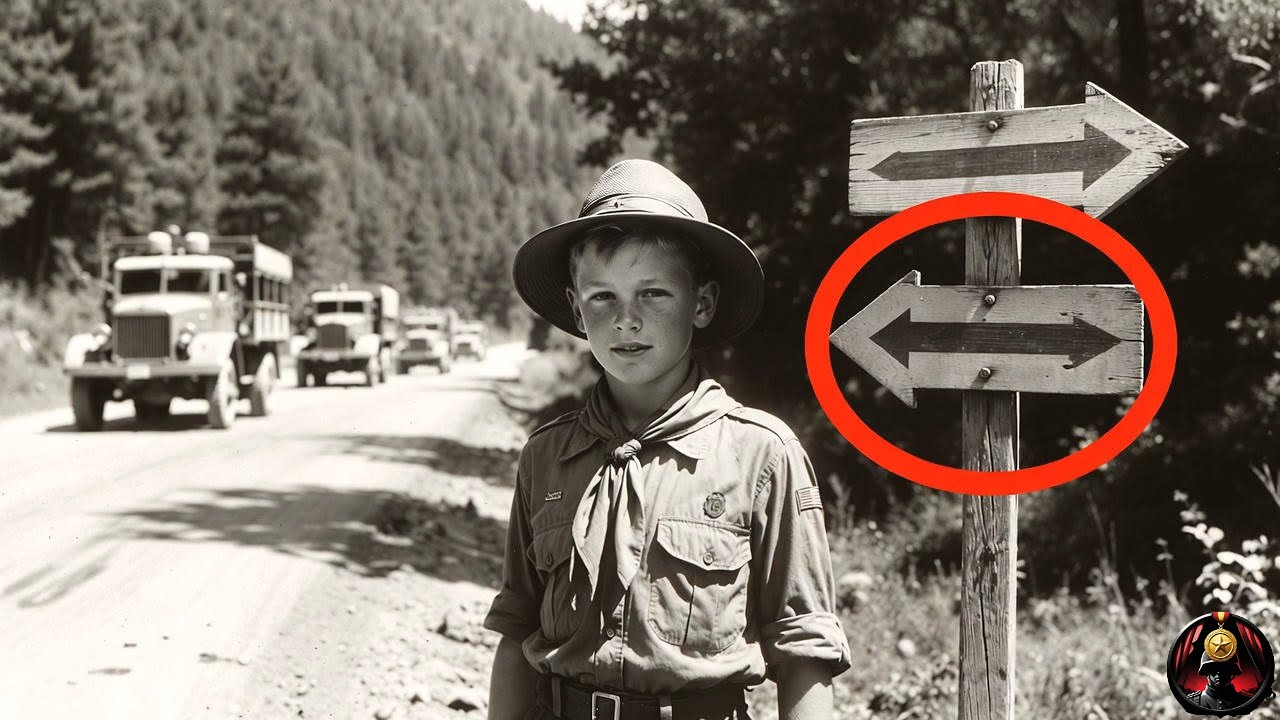 Boy Scout's Fatal Prank: Flipping Signs to Drive Nazi Convoy Straight Off a Cliff – Epic Ambush!