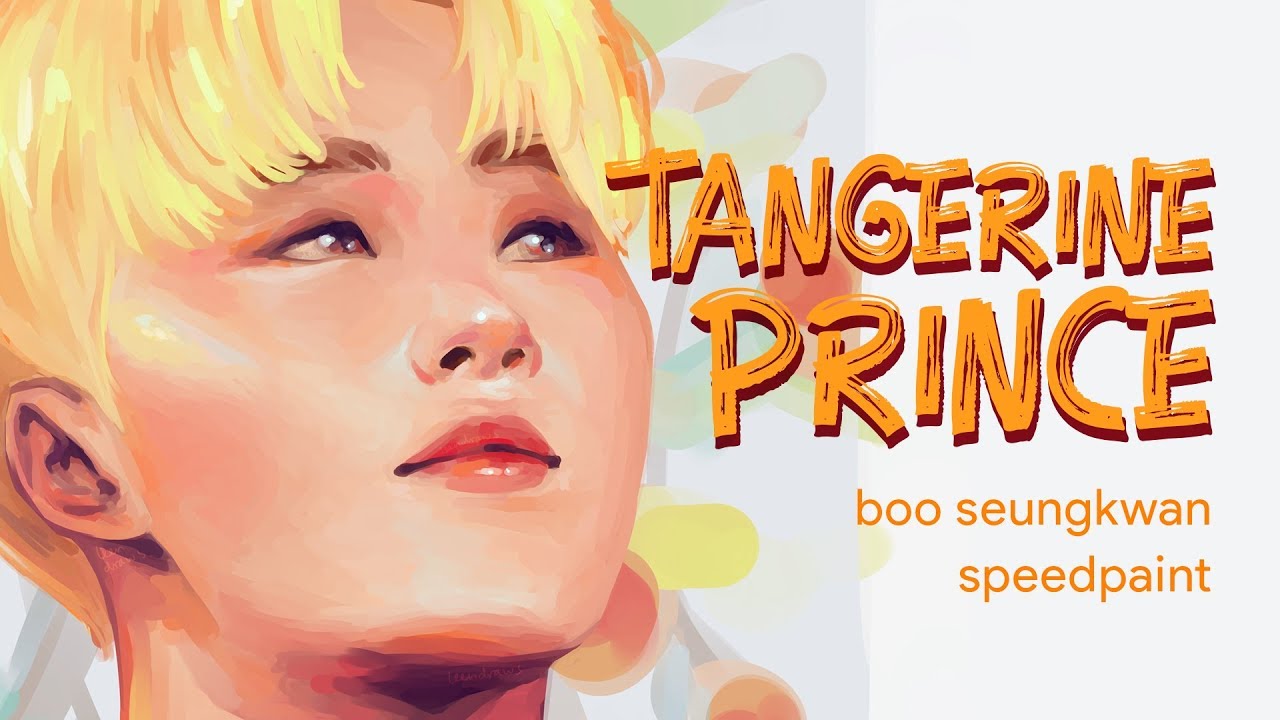 tangerine prince (boo seungkwan) SPEEDPAINT YouTube