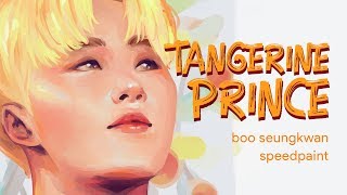 tangerine prince (boo seungkwan) | SPEEDPAINT screenshot 5