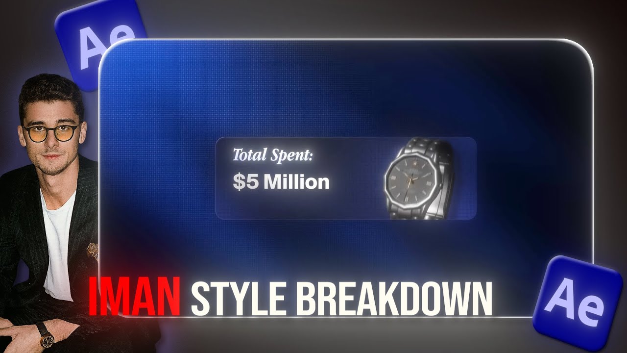 Iman Gadzhi 3D Animation: Create a clean 3D Watch Scene in After Effects