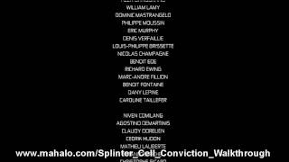 Splinter Cell: Conviction Walkthrough - The Credits Part 1