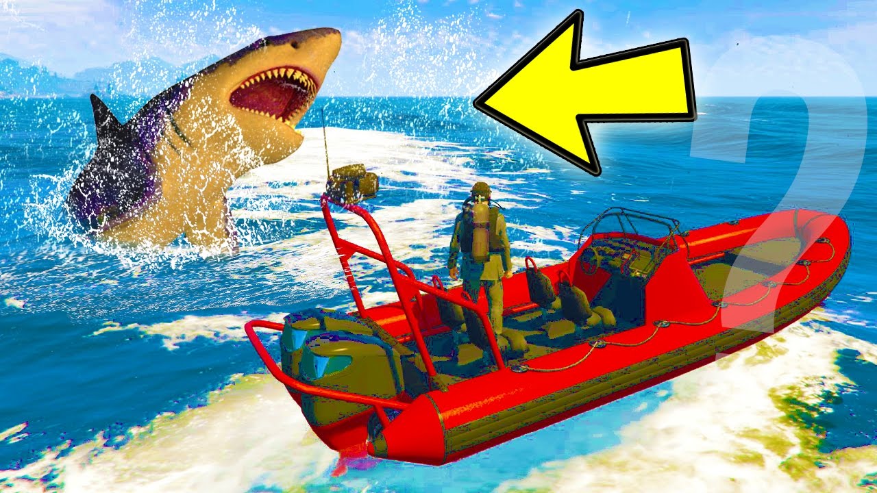 GTA 5 SECRET MEGALODON SHARK EASTER EGG YouTube 