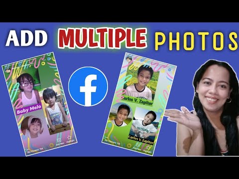 How To Put Multiple Photos On Facebook Story (Android) 2020 | Tagalog Tutorial | mercedes vills vlog