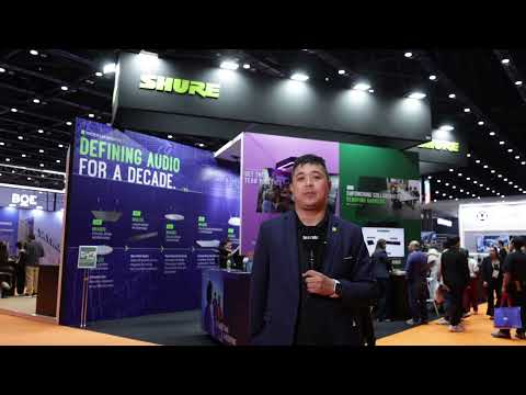 Shure showcases IntelliMix and MXA925 highlights | Product Demo | InfoComm Asia 2026