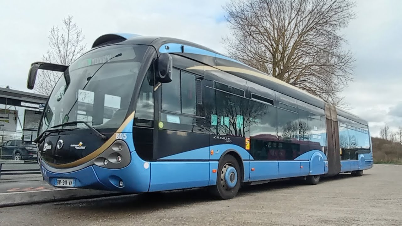 Dkbus marine ligne C1 grande synthe puythouck Irisbus créalis néo 18 805 déviation