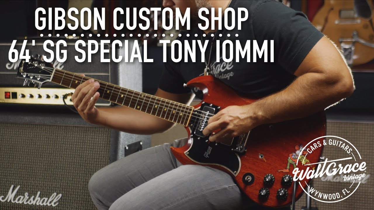 GIBSON CUSTOM SHOP 1964 SG SPECIAL TONY IOMMI 