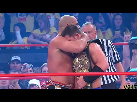 AJ Styles vs Kurt Angle TNA Impact 1/4/2010 Highlights