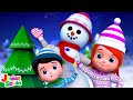 Christmas Snowman, Build A Snowman Xmas Music and Cartoon for Kids