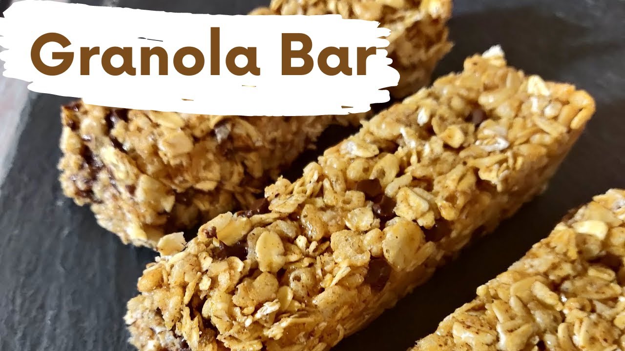 How to make Granola Bar Sugar free Chocolate Chip Granola Bars No