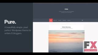 Preview Pure - Responsive Blogging WordPress Theme TForest