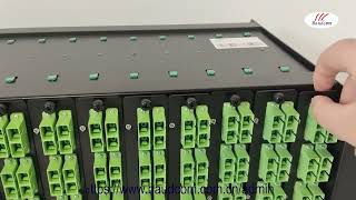 High Density 144 cores ODF Optical Fiber Distribution Panel