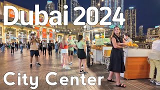 Dubai [4K] Amazing City Center, Downtown Dubai Walking Tour 🇦🇪