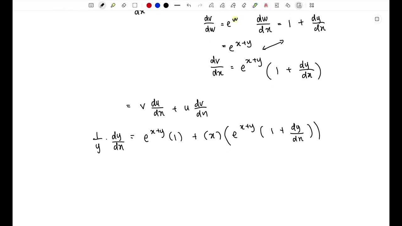Implicit Differentiation (Sect A Q2(b) Set 4)