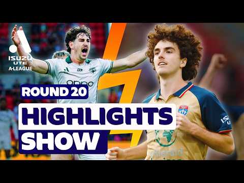 Mata Magic, Jets Drama & Mariners Win | Isuzu UTE A-League Highlights Show Round 20 — football highlights