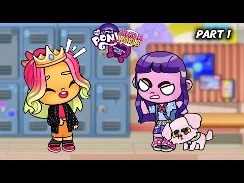 MLP Equestria girls avatar world version movie part 1 🌈✨