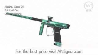 MacDev Clone GT Paintball Gun - L.E. Green Lightning - Visual 360