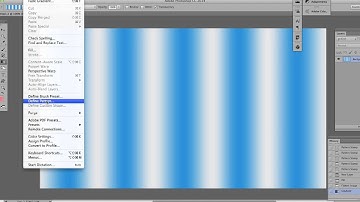 How to create Photoshop repeat line gradients tutorial