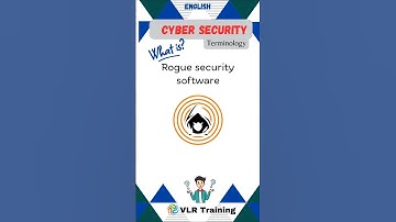 What is Rogue security software ?cyber security terminology #cybersecurity #vlrtraining #education