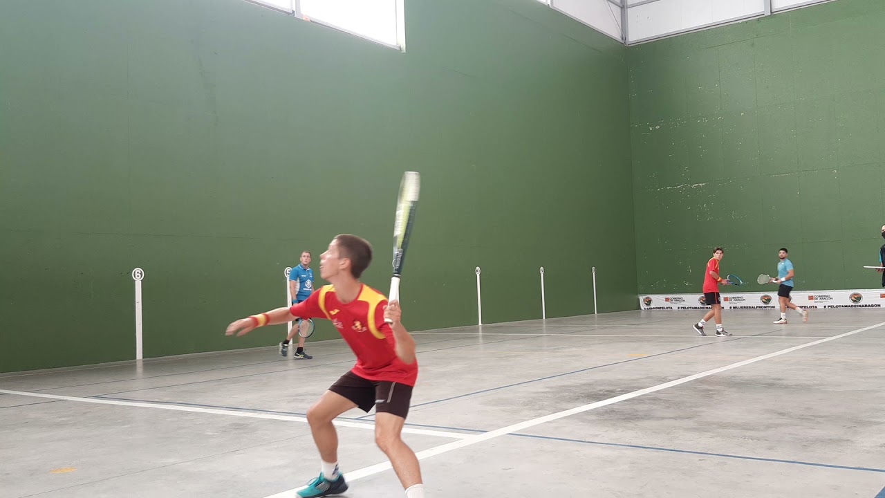CAMPEONATO De Aragon de bola lenta 2021-Cuartos-Claveria y Dani Gil vs Alex Bescos y Saul