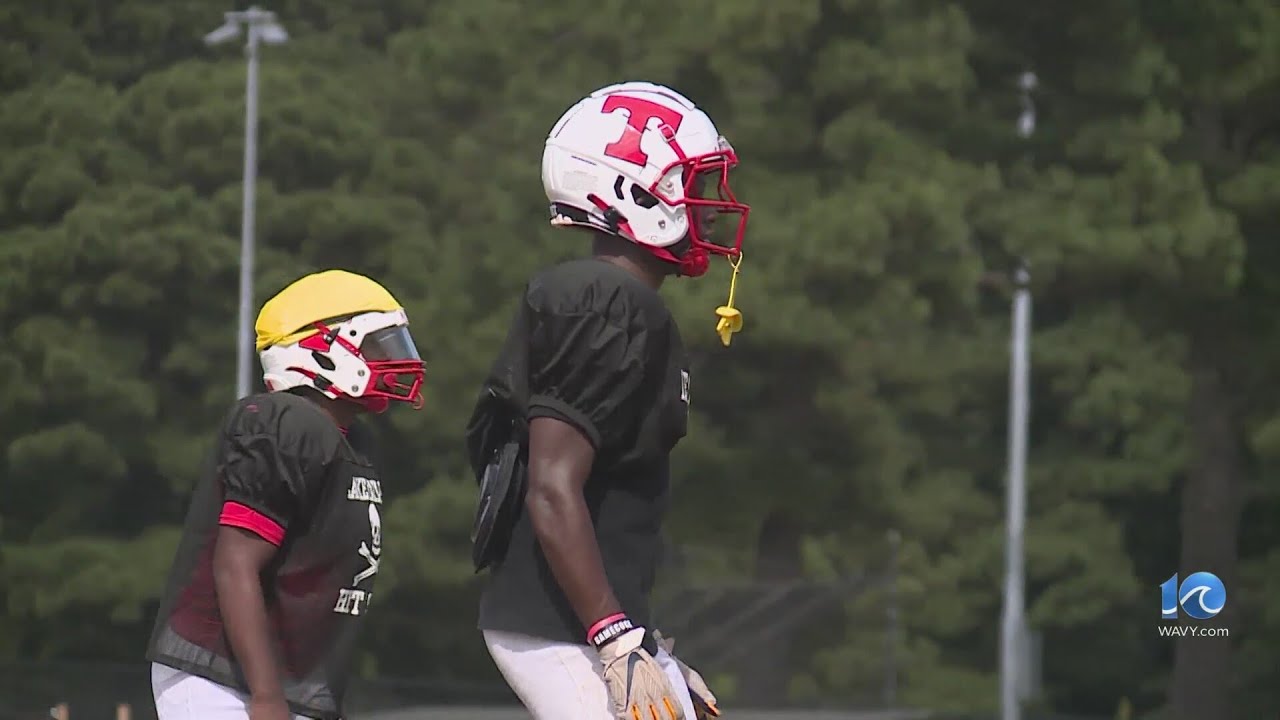 Lake Taylor senior Magerald Clark has big week 1 performance against Heritage in 59-0 Titans win