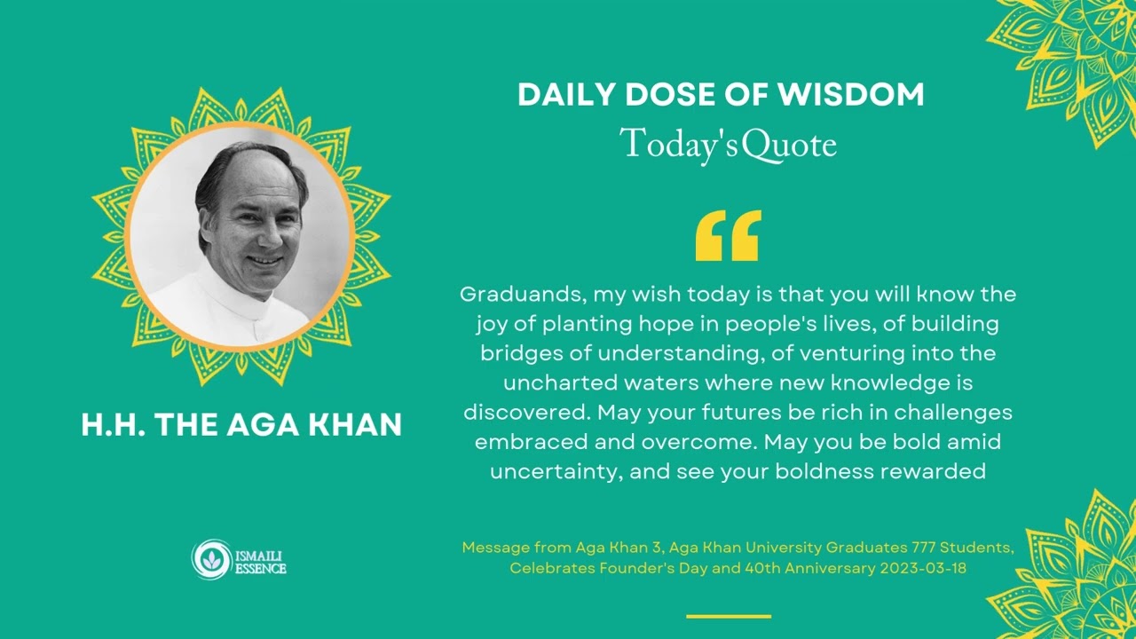 Imam Says | AKU Founder's Day 2023 | 777 Graduates Celebrate Knowledge & Boldness