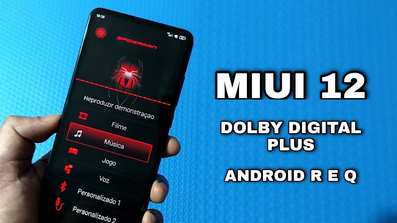 MIUI 12 - DOLBY DIGITAL PLUS E VIPER - ANDROID 10 E 11 - MELHORE O SOM ...